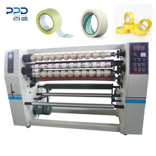 Factory price semi automatic Adhesive Tape Rewinding bopp Tape Slitting Machine